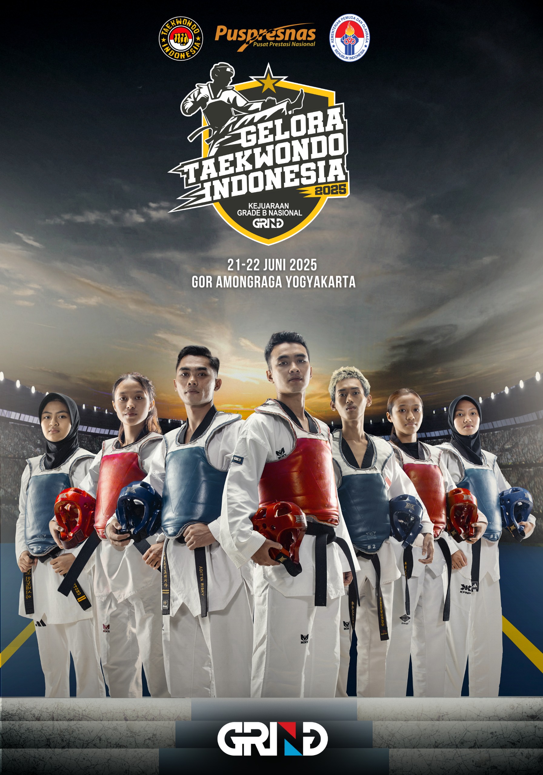 Panggung Juara Taekwondo Indonesia TAEKWONDO INDONESIA WTC_DOLOG SEMARANG